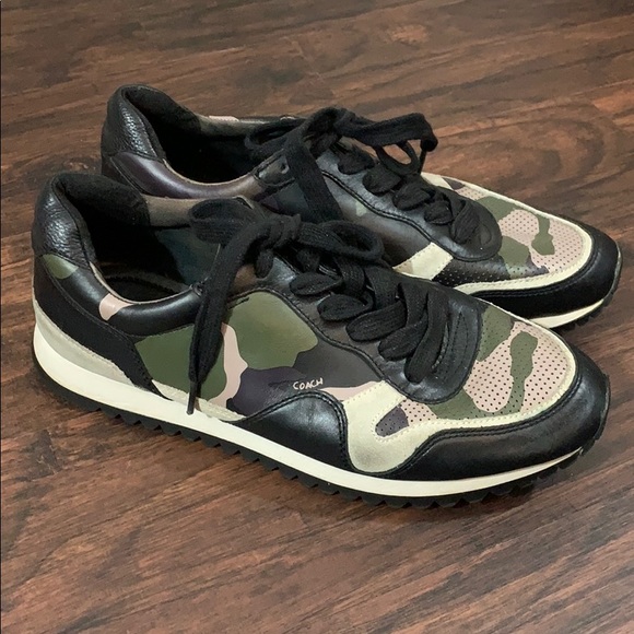 coach camouflage sneakers